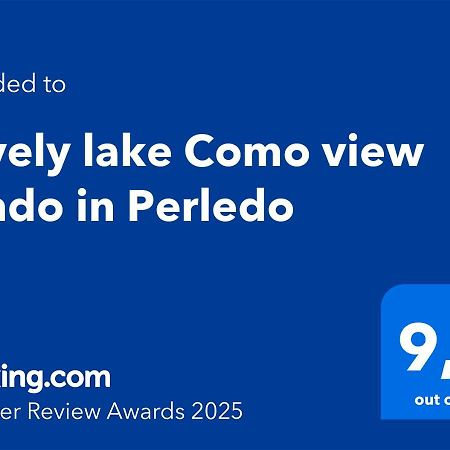 Romantic Lake Como Escape With View Perledo Exteriör bild